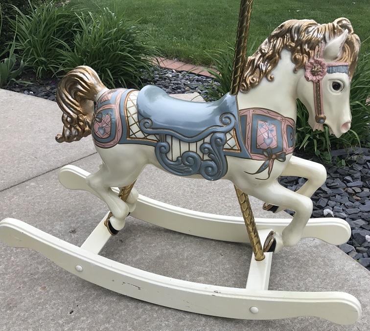 s & s wood carvers rocking horse