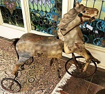 Antique trike horse