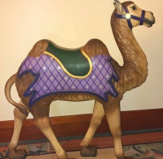 Wood Carved Camel