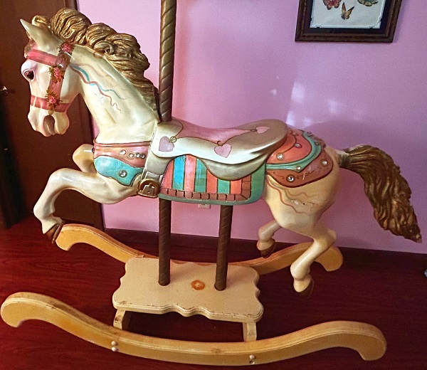 Carousel Rocking Horse reverse side