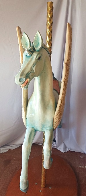 Pegasus Carousel Horse front